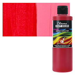 Chroma Craft Colors Acrylic Paint - Smell the Roses, 8 oz, swatch and bottle