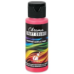 Chroma Craft Colors Acrylic Paint - Ruby Red, 2 oz