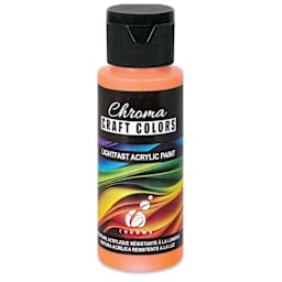 Chroma Craft Colors Acrylic Paint - Mandarin Orange, 2 oz