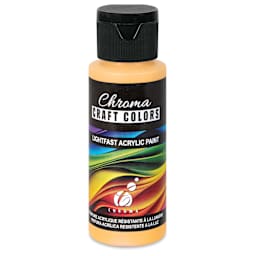 Chroma Craft Colors Acrylic Paint - Cantaloupe, 2 oz