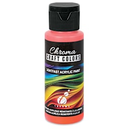 Chroma Craft Colors Acrylic Paint - Papaya, 2 oz