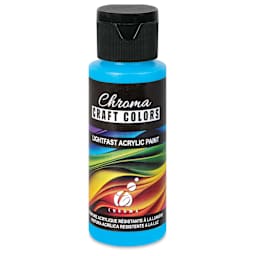 Chroma Craft Colors Acrylic Paint - Caribbean Waters, 2 oz