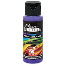 Chroma Craft Colors Acrylic Paint - Eggplant, 2 oz