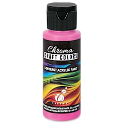Chroma Craft Colors Acrylic Paint - Fuchsia, 2 oz