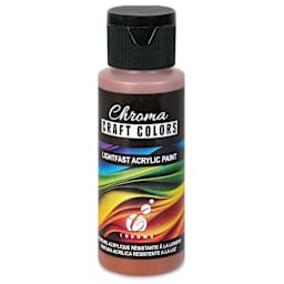 Chroma Craft Colors Acrylic Paint - Caramel, 2 oz