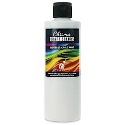 Chroma Craft Colors Acrylic Paint - Coconut, 8 oz