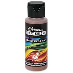 Chroma Craft Colors Acrylic Paint - Dark Walnut, 2 oz
