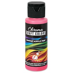 Chroma Craft Colors Acrylic Paint - Metallic Strawberry Daiquiri, 2 oz