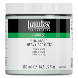 Liquitex Bio-Based Heavy Acrylic Paint - Titanium White, 500 ml