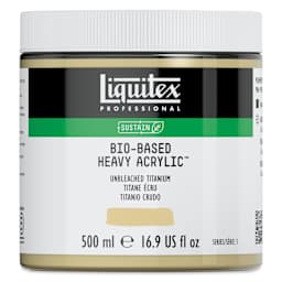 Liquitex Bio-Based Heavy Acrylic Paint - Unbleached Titanium, 500 ml