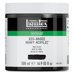 Liquitex Bio-Based Heavy Acrylic Paint - Mars Black, 500 ml