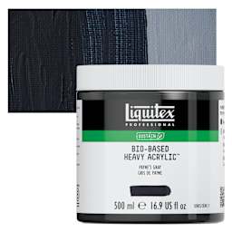 Liquitex Bio-Based Heavy Acrylic Paint - Payne's Gray, 500 ml jar and swatch