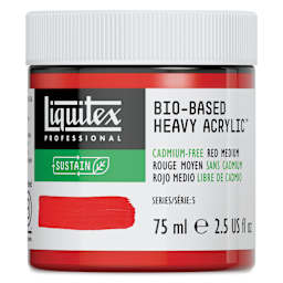 Liquitex Bio-Based Heavy Acrylic Paint - Cadmium-Free Red Medium, 75 ml