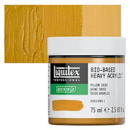 Liquitex Bio-Based Heavy Acrylic Paint - Yellow Oxide, 75 ml jar and swatch