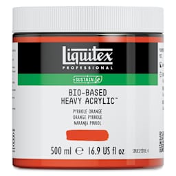 Liquitex Bio-Based Heavy Acrylic Paint - Pyrrole Orange, 500 ml