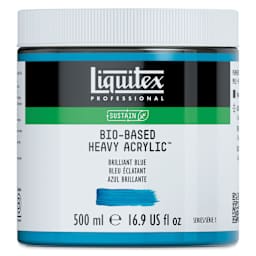 Liquitex Bio-Based Heavy Acrylic Paint - Brilliant Blue, 500 ml
