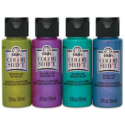 FolkArt Color Shift Paints Set - Chameleon, Set of 4, out of packaging