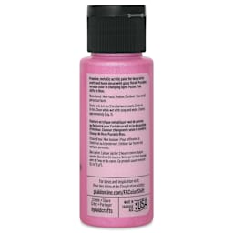 FolkArt Color Shift Paint - Pink Pastel, 2 oz, back of bottle