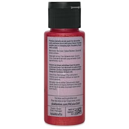 FolkArt Color Shift Paint - Raspberry Flash, 2 oz, back of bottle
