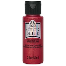 FolkArt Color Shift Paint - Raspberry Flash, 2 oz, front of bottle