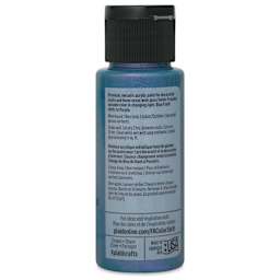 FolkArt Color Shift Paint - Blue Flash, 2 oz, back of bottle