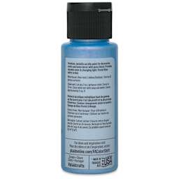 FolkArt Color Shift Paint - Blue Pastel, 2 oz, back of bottle