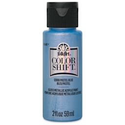 FolkArt Color Shift Paint - Blue Pastel, 2 oz, front of bottle