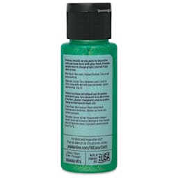 FolkArt Color Shift Paint - Emerald Flash, 2 oz, back of bottle