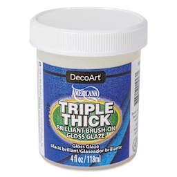 DecoArt Triple Thick Glaze Varnish - Gloss, 4 oz, Jar