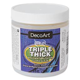 DecoArt Triple Thick Glaze Varnish - Gloss, 8 oz, Jar