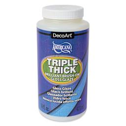 DecoArt Triple Thick Glaze Varnish - Gloss, 16 oz, Bottle