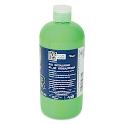 FolkArt Drizzle Acrylic Pouring Paint - Neon Limeade, 17.6 oz side view