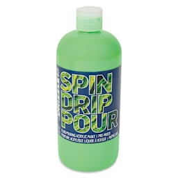 FolkArt Drizzle Acrylic Pouring Paint - Neon Limeade, 17.6 oz