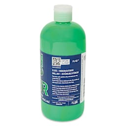FolkArt Drizzle Acrylic Pouring Paint - Go Green, 17.6 oz side view