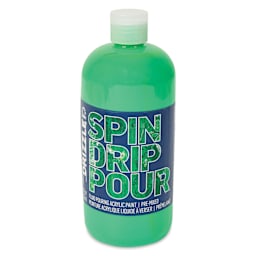 FolkArt Drizzle Acrylic Pouring Paint - Go Green, 17.6 oz