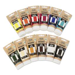 Pebeo Origin Acrylic Paints - Set of 12, Essential Colors, 60 ml Tubes