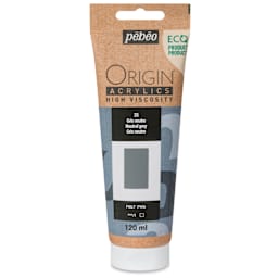 Pebeo Origin Acrylic Paint - Neutral Grey, 120 ml
