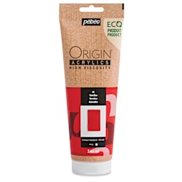 Pebeo Origin Acrylic Paint - Vermilion, 240 ml