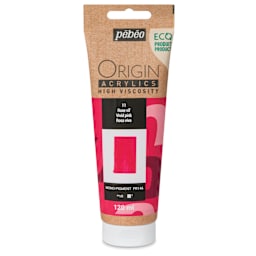 Pebeo Origin Acrylic Paint - Vivid Pink, 120 ml