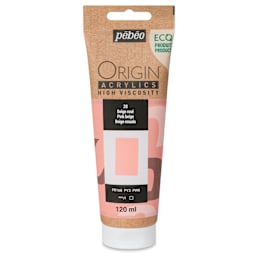 Pebeo Origin Acrylic Paint - Pink Beige, 120 ml