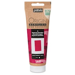 Pebeo Origin Acrylic Paint - Quinacridone Magenta, 120 ml