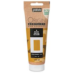 Pebeo Origin Acrylic Paint - Yellow Ochre, 120 ml