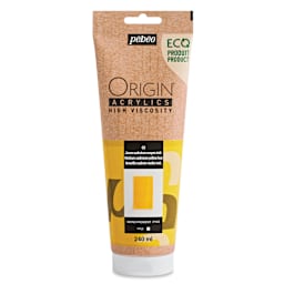Pebeo Origin Acrylic Paint - Medium Cadmium Yellow Hue, 240 ml