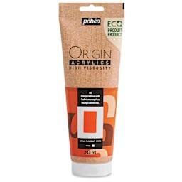 Pebeo Origin Acrylic Paint - Cadmium Orange Hue, 240 ml
