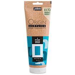 Pebeo Origin Acrylic Paint - Turquoise Blue, 240 ml