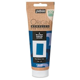 Pebeo Origin Acrylic Paint - Cerulean Blue, 120 ml