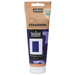 Pebeo Origin Acrylic Paint - Phthalocyanine Blue, 120 ml