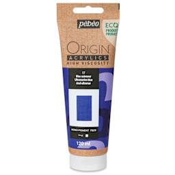 Pebeo Origin Acrylic Paint - Ultramarine Blue, 120 ml
