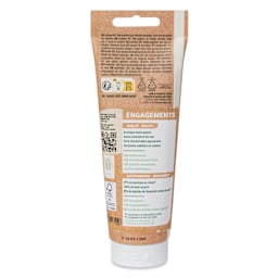 Pebeo Origin Acrylic Paint - Hooker's Green, 120 ml - back