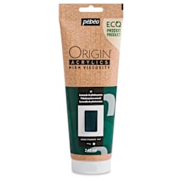 Pebeo Origin Acrylic Paint - Phthalocyanine Emerald, 240 ml